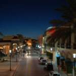 nightview of palm beach, florida